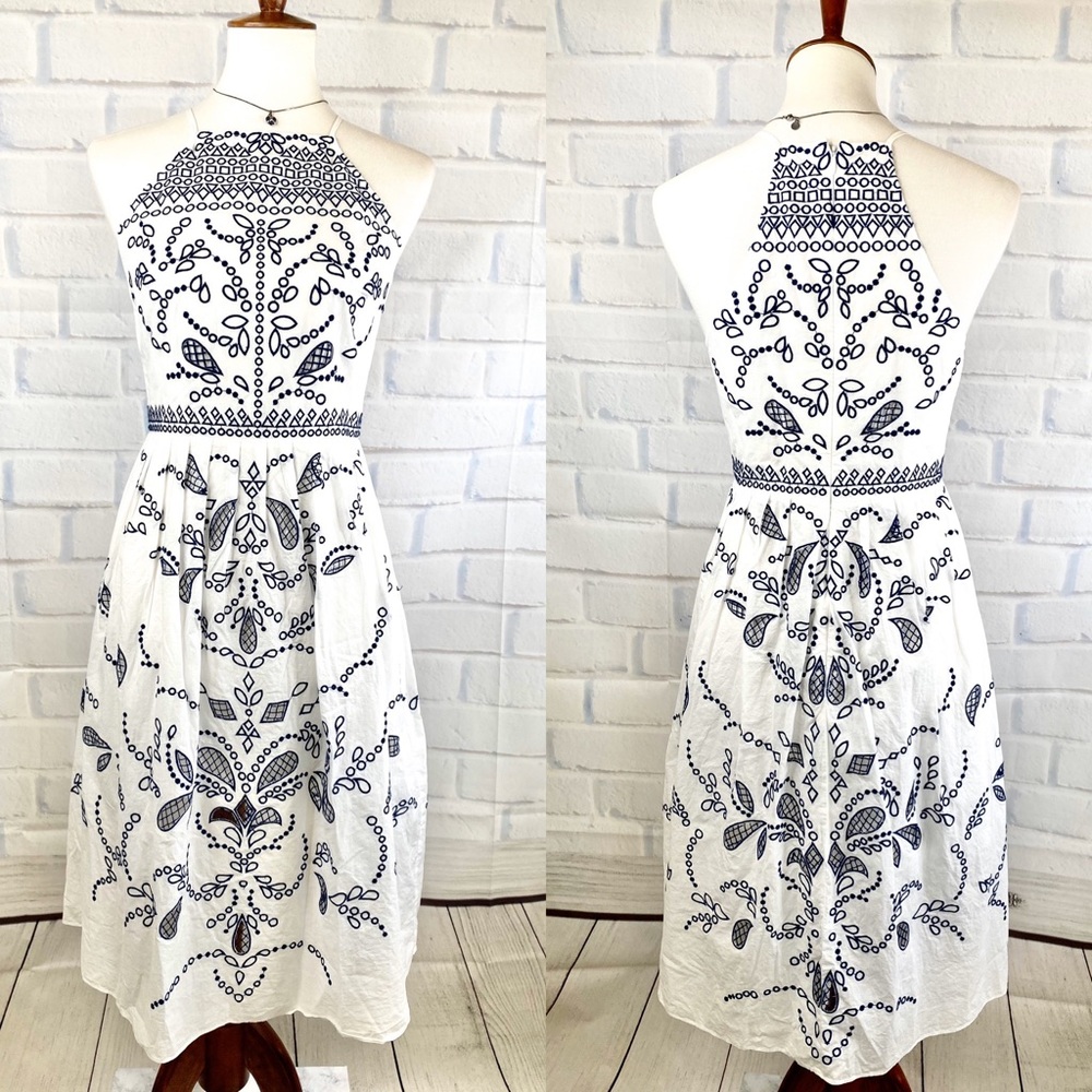 P A R K E R : “Alana” Eyelet Midi Cotton Dress - Picture 4 of 8